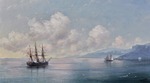Aivazovsky, Ivan Konstantinovich - Ship off the Crimean Coast 