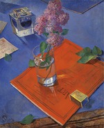 Petrov-Vodkin, Kuzma Sergeyevich - Still life with lilac 