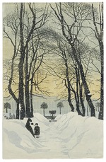 Ostroumova-Lebedeva, Anna Petrovna - The Summer Garden in winter 