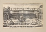 Anonymous - Equestrian ballet in the courtyard of the Vienna Hofburg on the occasion of the wedding of Leopold I and Margaret Theresa