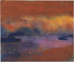 Nolde, Emil - Steamer at sea