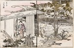 Hokusai, Katsushika - The restaurant Ebiya in Oji. From the series Pleasures in the Eastern Capital