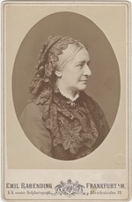 Rabending, Emil - Portrait of Clara Wieck-Schumann (1819-1896)