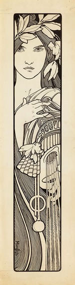 Mucha, Alfons Marie - Thalia, the Muse of Comedy