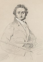 Calamatta, Luigi - Portrait of Niccolò Paganini (1782-1840)