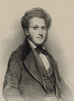 Devéria, Achille - Portrait of the violinist and composer Heinrich Panofka (1807-1887) 