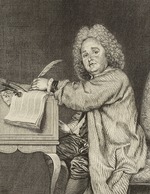 Moyreau, Jean - Portrait of the composer Jean-Féry Rebel (1666-1747)