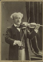Gerschel, Charles - Portrait of the violinist and composer Pablo de Sarasate (1844-1908)