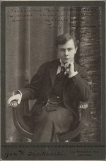 Idzikowski, Jan Waclaw - Portrait of the pianist and composer Josef Casimir Hofmann (1876-1957)