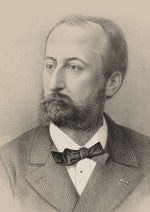 Jahyer, Octave Édouard Jean - Portrait of the composer Camille Saint-Saëns (1835-1921)