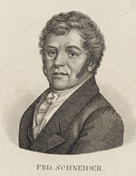 Anonymous - Portrait of the organist and composer Friedrich Schneider (1786-1853)