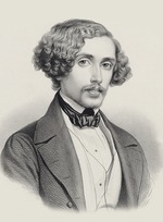 Alophe, Marie-Alexandre Menut - Portrait of the pianist and composer Julius Schulhoff (1825-1898) 