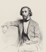 Alophe, Marie-Alexandre Menut - Portrait of the pianist and composer Julius Schulhoff (1825-1898) 