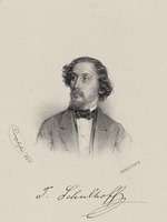 Prinzhofer, August - Portrait of the pianist and composer Julius Schulhoff (1825-1898) 
