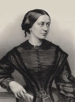 Hanfstaengl, Franz - Portrait of Clara Schumann (1819-1896)