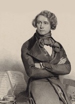Baugniet, Charles-Louis - Portrait of the cellist and composer Adrien-François Servais (1807-1866) 