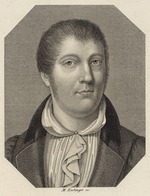 Esslinger, Johann Martin - Portrait of the violinist and composer Louis Spohr (1784-1859)