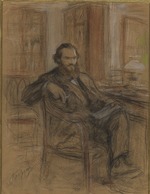 Pasternak, Leonid Osipovich - Leo Tolstoy during the work on the novel War and Peace