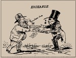 Wirgman, Charles - Exchange. The Japan Punch, August 1875