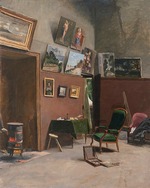 Bazille, Frédéric - The studio of the artist at Rue Furstenberg