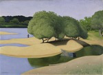 Vallotton, Felix Edouard - Sandbanks on the Loire (Des Sables au bord de la Loire)