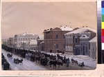 Kosharov, Pavel Mikhaylovich - Tomsk, Magistratskaya Street during the Shrovetide in 1897