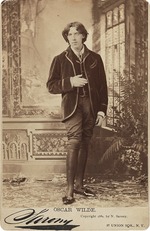 Sarony, Napoleon - Portrait of Oscar Wilde (1854-1900)