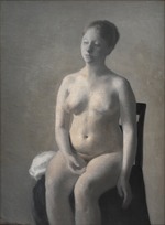 Hammershøi, Vilhelm - Seated Female Nude 