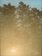 Møller, Valdemar Schønheyder - Sunset. Fontainebleau