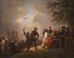 Lorentzen, Christian August - The Legend of the Danish Flag. The Dannebrog falling from the sky during the Battle of Lyndanise