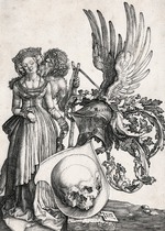 Dürer, Albrecht - The coat of arms with the skull