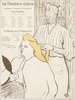 Toulouse-Lautrec, Henri, de - Le Coiffeur - Programme de Théâtre Libre