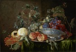 Heem, Jan Davidsz. de - Still life with fruit and a glass à la façon de Venise