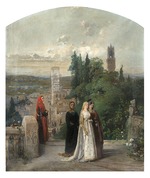 Induno, Gerolamo - Dante and Beatrice 