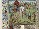 Anonymous - Masacre of the Christians after the Battle of Nicopolis (Miniature from the Grandes Chroniques de France by Jean Froissart)