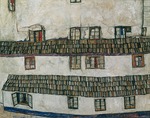 Schiele, Egon - Windows (Facade of a House)