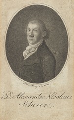 Nettling, Friedrich Wilhelm - Portrait of Alexander Nicolaus Scherer (1771-1824)
