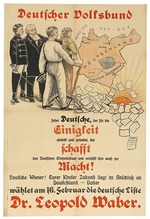 Anonymous - Election poster of the Deutscher Volksbund for the constitutive National Assembly on 16 February 1919