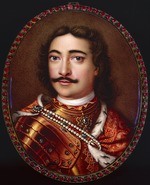 Dinglinger, Georg Friedrich - Portrait of Emperor Peter I the Great (1672-1725)