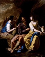 Cavallino, Bernardo - Lot and his Daughters