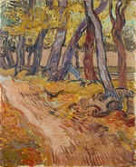 Gogh, Vincent, van - Path in the garden at the asylum at Saint-Rémy