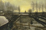 Gogh, Vincent, van - The Parsonage Garden at Nuenen in the Snow