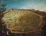 Fossati, Giorgio - Horse races at the Prato della Valle in Padua
