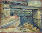Gogh, Vincent, van - Bridges across the Seine at Asnières 