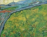 Gogh, Vincent, van - Enclosed wheat field with rising sun