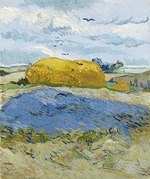 Gogh, Vincent, van - Wheat stack under a cloudy sky, Auvers-sur-Oise