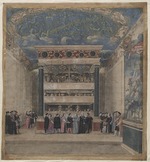 Anonymous - Binche Palace during the celebrations in August 1549