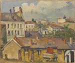 Cézanne, Paul - Groupe de maisons (Les Toits) 