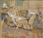 Vuillard, Édouard - Nu dans le salon rayé 