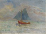 Redon, Odilon - Le Bateau rouge (The Red Boat)